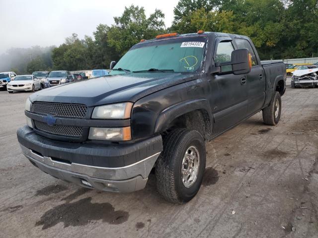 1GCHK23U13F189346 - 2003 CHEVROLET SILVERADO BLACK photo 2