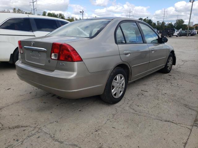 2HGES16533H621954 - 2003 HONDA CIVIC LX GOLD photo 4