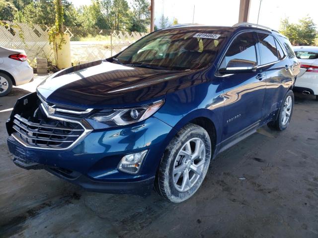 2GNAXNEV6L6190634 - 2020 CHEVROLET EQUINOX PR BLUE photo 2