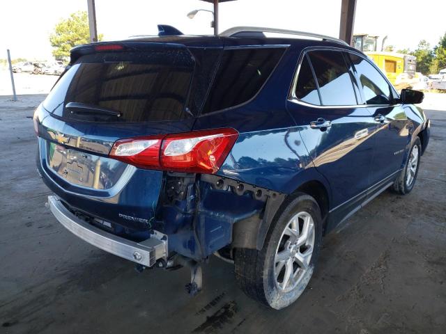 2GNAXNEV6L6190634 - 2020 CHEVROLET EQUINOX PR BLUE photo 4