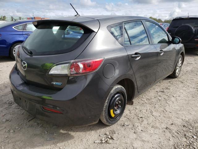 JM1BL1L79C1601548 - 2012 MAZDA 3 I GRAY photo 4