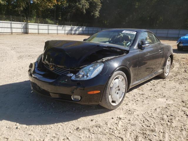 JTHFN48Y320004767 - 2002 LEXUS SC 430 BLACK photo 2