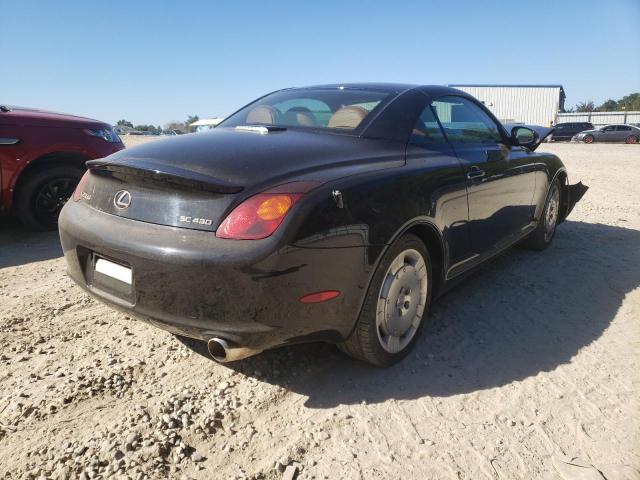 JTHFN48Y320004767 - 2002 LEXUS SC 430 BLACK photo 4