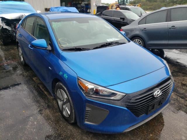 KMHC65LC8HU024691 - 2017 HYUNDAI IONIQ BLUE BLUE photo 1