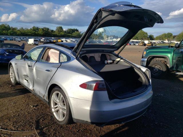 5YJSA1H10EFP61001 - 2014 TESLA MODEL S Արծաթագույն լուսանկար 3