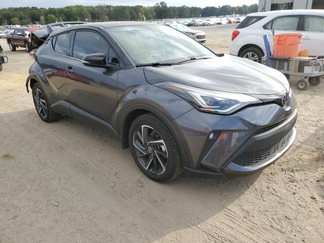 NMTKHMBX6MR130272 - 2021 TOYOTA C-HR XLE GRAY photo 1