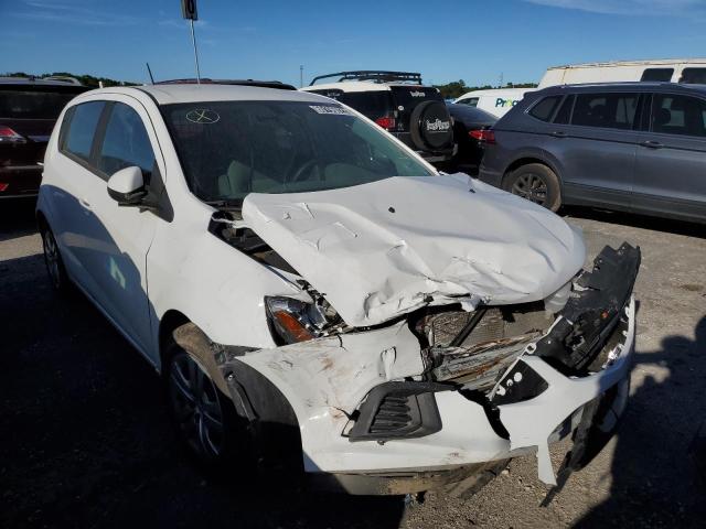 1G1JG6SB3K4143529 - 2019 CHEVROLET SONIC WHITE photo 1