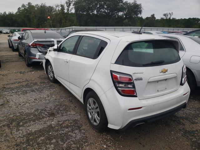 1G1JG6SB3K4143529 - 2019 CHEVROLET SONIC WHITE photo 3