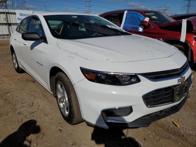 1G1ZC5ST5JF224410 - 2018 CHEVROLET MALIBU LS WHITE photo 1