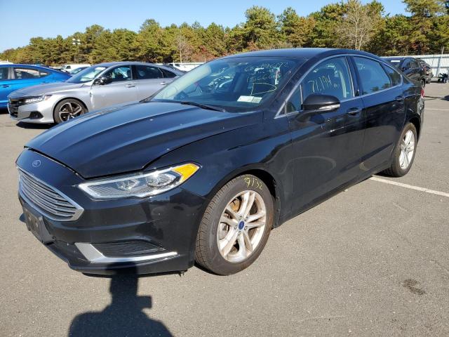 3FA6P0HD2JR156660 - 2018 FORD FUSION SE 黑色 照片 2