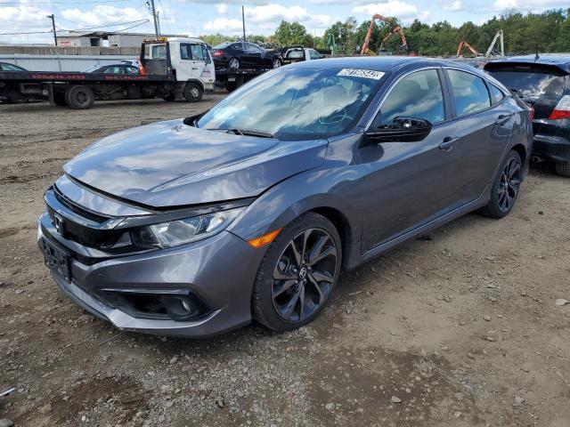 2HGFC2F84MH551464 - 2021 HONDA CIVIC SPOR GRAY photo 2