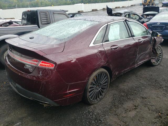 3LN6L5F94JR607374 - 2018 LINCOLN MKZ RESERV MAROON photo 4