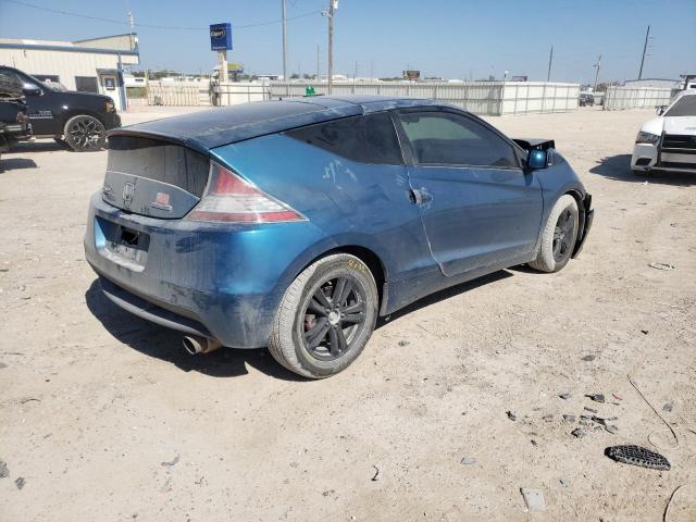 JHMZF1C66BS013501 - 2011 HONDA CR-Z EX BLUE photo 4