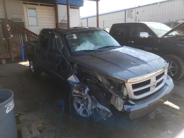 1D7CW3GK4AS164447 - 2010 DODGE DAKOTA SXT GRAY photo 1