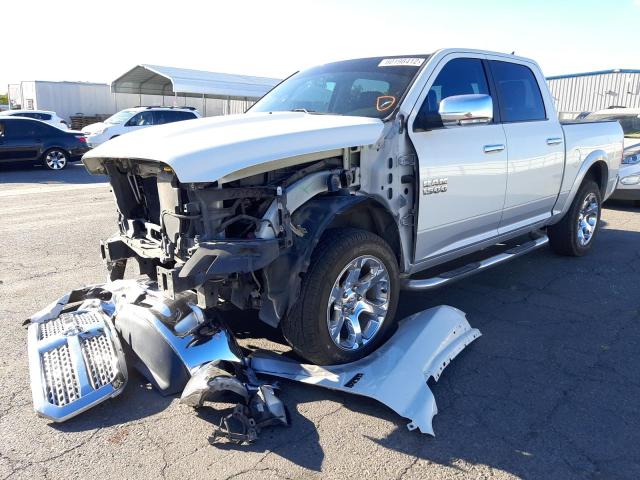 1C6RR7NT4HS587609 - 2017 RAM 1500 LARAM WHITE photo 2