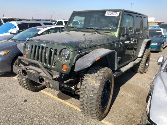 1J8GA59167L213931 - 2007 JEEP WRANGLER S 绿色 照片 2