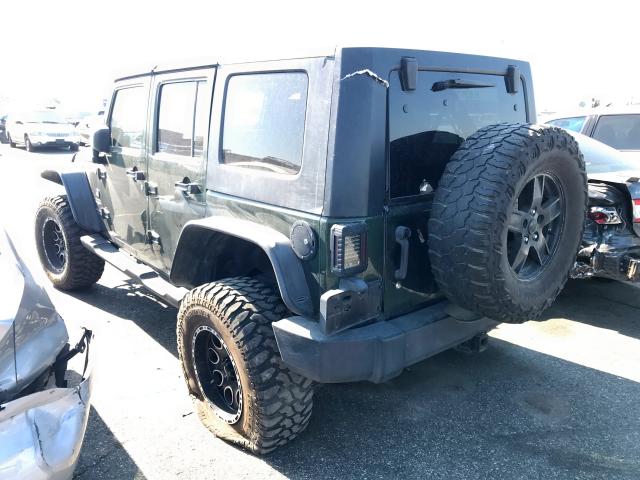 1J8GA59167L213931 - 2007 JEEP WRANGLER S 绿色 照片 3