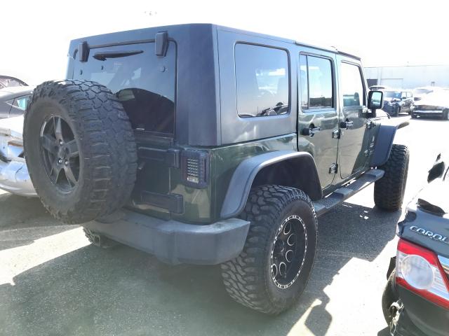 1J8GA59167L213931 - 2007 JEEP WRANGLER S 绿色 照片 4