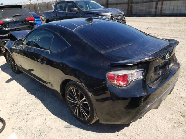 JF1ZNAA19F8713968 - 2015 TOYOTA SCION FR-S BLACK photo 3