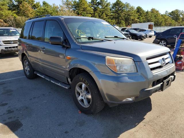 5FNYF18658B029619 - 2008 HONDA PILOT GRAY photo 1