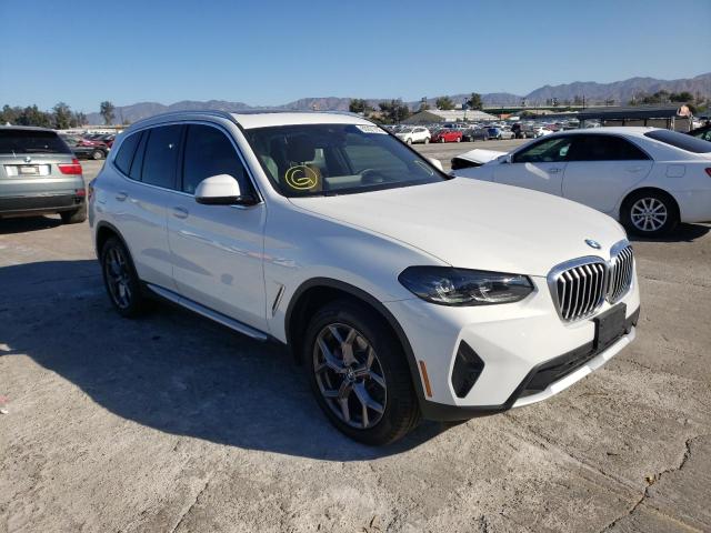 5UX43DP06N9M46399 - 2022 BMW X3 SDRIVE3 WHITE photo 1