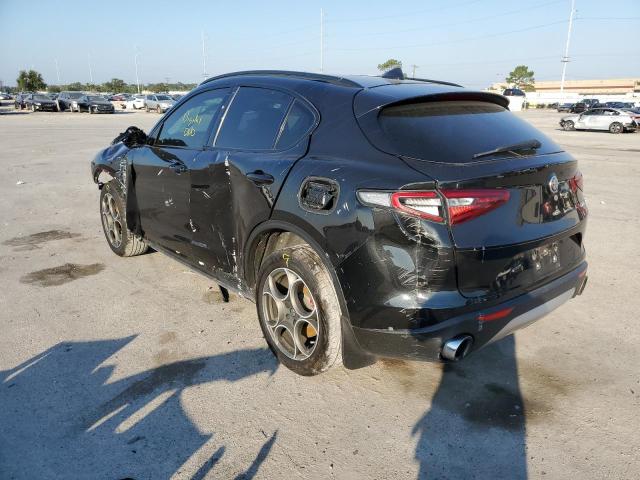 ZASPAJAN5K7C39282 - 2019 ALFA ROMEO STELVIO BLACK photo 3