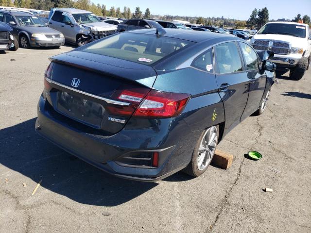 JHMZC5F17JC023558 - 2018 HONDA CLARITY BLUE photo 4