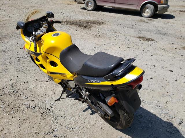 JS1GN79A832100774 - 2003 SUZUKI GSX600 F YELLOW photo 3