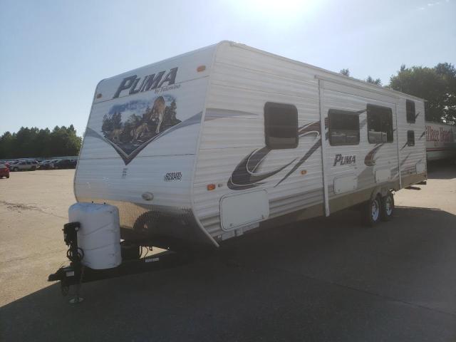 4X4TPUF2XCP035014 - 2012 PUMA TRAILER WHITE photo 2