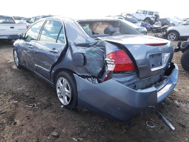 1HGCM56357A037227 - 2007 HONDA ACCORD SE BLUE photo 3