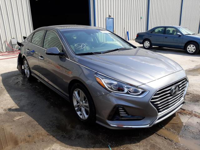 5NPE34AF8JH649153 - 2018 HYUNDAI SONATA SPO GRAY photo 1