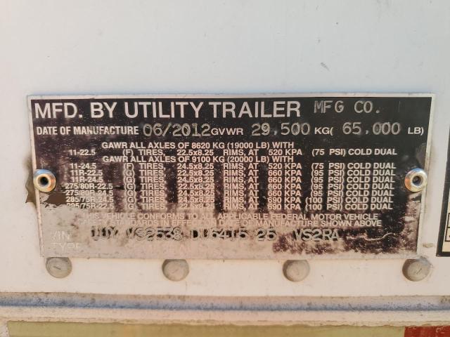 1UYVS2538DU641525 - 2013 UTILITY TRAILER Սպիտակ լուսանկար 10