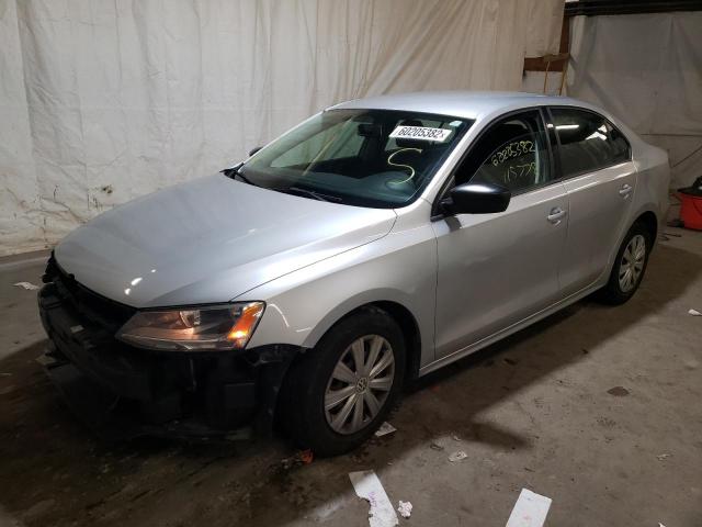 3VW2K7AJ5DM411588 - 2013 VOLKSWAGEN JETTA BASE SILVER photo 2