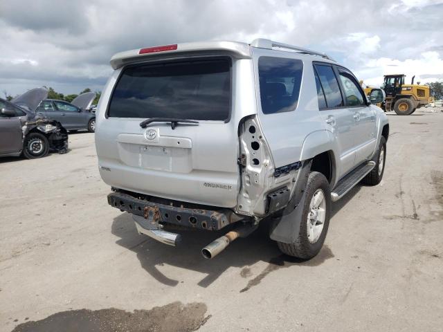 JTEBU17R738006256 - 2003 TOYOTA 4RUNNER LI SILVER photo 4