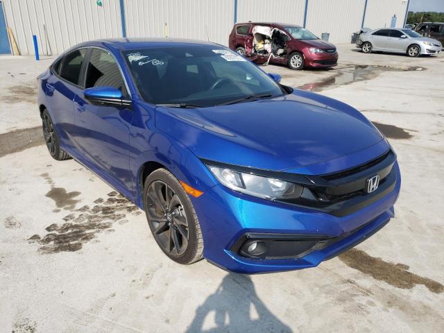 2HGFC2F88MH535302 - 2021 HONDA CIVIC SPOR BLUE photo 1