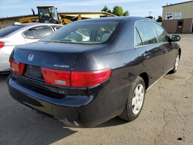 1HGCM56405A190166 - 2005 HONDA ACCORD LX BLACK photo 4