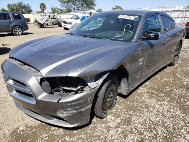 2B3CL3CG4BH544757 - 2011 DODGE CHARGER GRAY photo 9