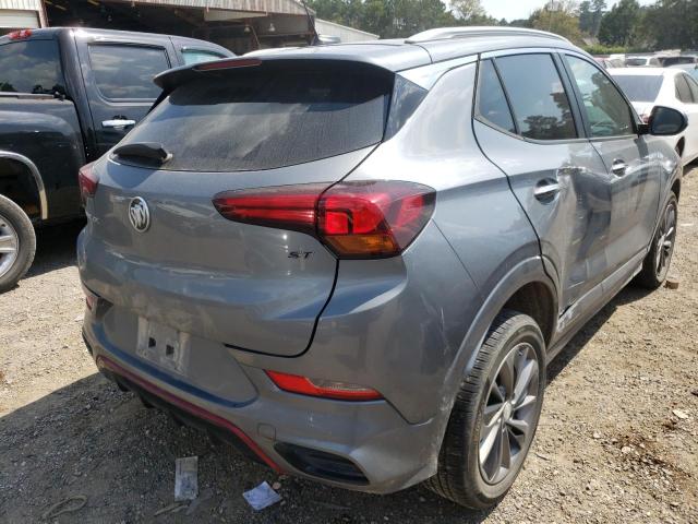 KL4MMDS22MB180680 - 2021 BUICK ENCORE GX GRAY photo 4