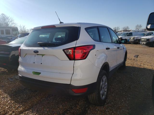 1FMCU0F70KUB59226 - 2019 FORD ESCAPE S WHITE photo 4