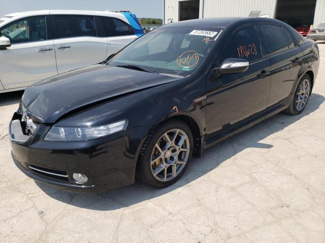 19UUA76547A005315 - 2007 ACURA TL TYPE S BLACK photo 2