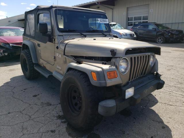 1J4FA39S33P316382 - 2003 JEEP WRANGLER C TAN photo 1