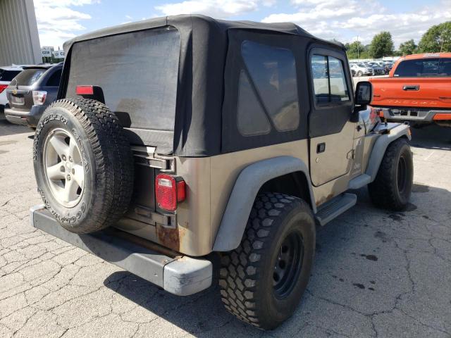 1J4FA39S33P316382 - 2003 JEEP WRANGLER C TAN photo 4