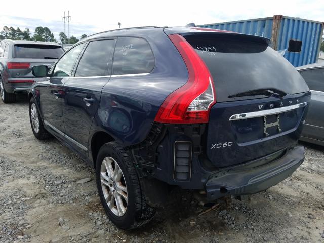 YV440MDKXF2636861 - 2015 VOLVO XC60 T5 PR BLUE photo 3