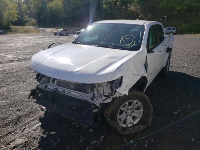 1GCGSCEN0M1131864 - 2021 CHEVROLET COLORADO L WHITE photo 2