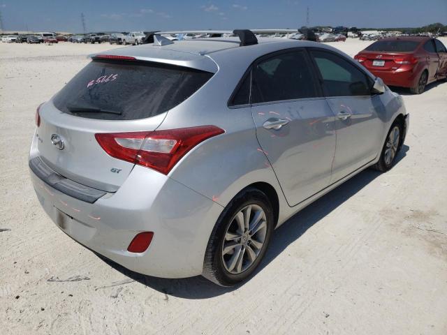 KMHD35LE9DU096346 - 2013 HYUNDAI ELANTRA GT SILVER photo 4