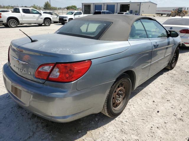 1C3LC45K08N181514 - 2008 CHRYSLER SEBRING BLUE photo 4