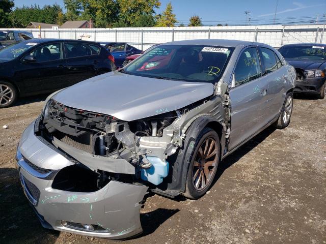 1G11F5SL9FF206164 - 2015 CHEVROLET MALIBU LTZ ვერცხლისფერი ფოტო 2