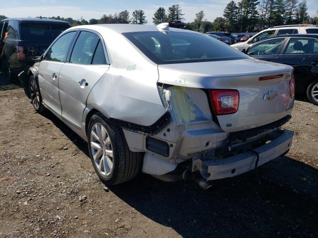 1G11F5SL9FF206164 - 2015 CHEVROLET MALIBU LTZ ვერცხლისფერი ფოტო 3