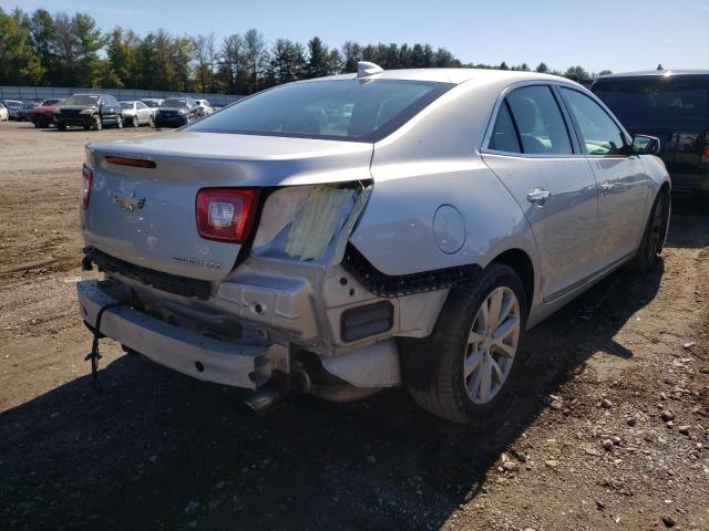 1G11F5SL9FF206164 - 2015 CHEVROLET MALIBU LTZ ვერცხლისფერი ფოტო 4
