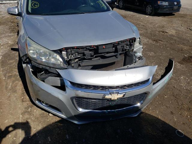 1G11F5SL9FF206164 - 2015 CHEVROLET MALIBU LTZ ვერცხლისფერი ფოტო 9